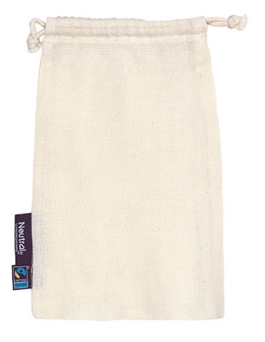 N-O95025-Cotton Bag With Drawstrings (5 Pieces)
